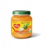 Подарунок Фруктове пюре Milupa Яблуко і морква, 125 г