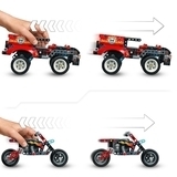 Конструктор LEGO Technic Шоу трюків на вантажівках і мотоциклах, 610 деталей (42106) - Pampik - 5