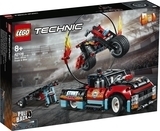 Конструктор LEGO Technic Шоу трюків на вантажівках і мотоциклах, 610 деталей (42106) - Pampik - 3