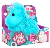 Інтерактивна м'яка іграшка Jiggly Pup Чарівний єдиноріг, блакитний (JP002-WB-BL) - Pampik