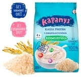 Безмолочна каша Карапуз Рисова з біфідобактеріями, без цукру, 200 г - Pampik