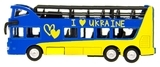Модель Technopark Автобус двоповерховий Україна (SB-16-21-UKR) - Pampik - 6