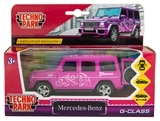 Автомодель Technopark Glamcar Mercedes-Benz G-Class, фіолетовий (GCLASS-12GRL-LIL) - Pampik