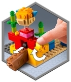 Конструктор LEGO Minecraft Кораловий риф, 92 дет. (21164) - Pampik - 11
