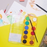 Фарби акварельні Школярик, 12 кольорів - Pampik - 3