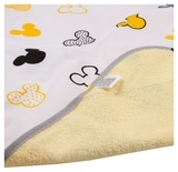 Багаторазова непромокаючий пелюшка ЕКО ПУПС Eco Cotton Ведмедики Міккі, двостороння, бавовна, 90х65 см, білий (EPG10N-6590mmw) - Pampik