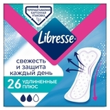 Ежедневные прокладки Libresse Dailyfresh Long Plus, 26 шт. - Pampik