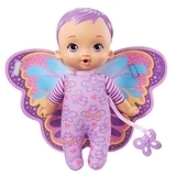Пупс My garden baby My first baby butterfly Фіолетові крильця (HBH39) - Pampik