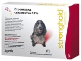 Протипаразитарні краплі на холку Stronghold by Zoetis для собак від 10 до 20 кг, 1 піпетка