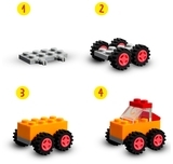 Конструктор LEGO Classic Кубики і колеса, 653 деталі (11014) - Pampik - 4