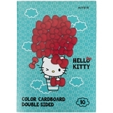 Картон кольоровий двосторонній Kite Hello Kitty А4, 10 аркушів (HK21-255) - Pampik