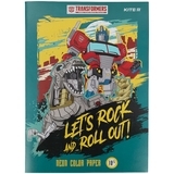 Папір кольоровий неоновий Kite Transformers, 10 аркушів (TF21-252) - Pampik