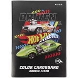 Картон кольоровий двосторонній Kite Hot Wheels А4, 10 аркушів (HW21-255) - Pampik