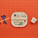 Набор посуды Ekobo Bambino Kids Dinner Set Royal Blue, синий (88427) - Pampik - 2