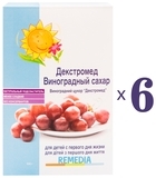 Набір виноградного цукру Remedia Декстромед, 3 кг (6 уп. по 500 г)