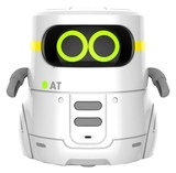 Розумний робот AT-Robot, з сенсорним управлінням і навчальними картками, українська, білий (AT002-01-UKR) - Pampik