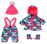 Набір одягу для ляльки Zapf Baby Born Deluxe Снігова зима (830062) - Pampik