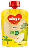 Фруктовое пюре Milupa Pouch Груша, 80 г - Pampik