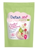 Каша Organic DETKA...AM безмолочна, гречана-кукурудзяна з малиною і фенхелем, 200 г - Pampik