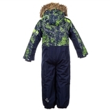 Комбінезон Huppa BRUCE, для хлопчиків, темно-синій з принтом, розмір 116 (82586) - Pampik - 2