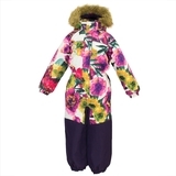 Детский комбинезон Huppa CHLOE 1, белый с принтом , размер 110 (81720) - Pampik