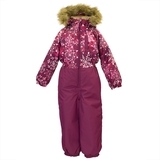 Детский комбинезон Huppa WILLY, бордовый с принтом, размер 92 (82034) - Pampik