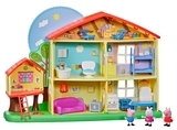 Ігровий набір Peppa Pig Котедж Пеппі День-Ніч, зі звуком, 3 фігурки (F2188) - Pampik