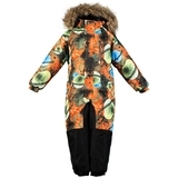 Дитячий комбінезон Huppa FENNO, помаранчевий з принтом, розмір 110 (82722) - Pampik