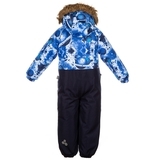 Детский комбинезон Huppa FENNO, синий с принтом, размер 116 (82735) - Pampik - 2