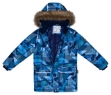 Куртка для мальчиков Huppa VESPER, р.110, темно-синий с принтом (17480030-92586-110) - Pampik - 4