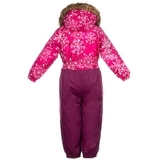 Дитячий комбінезон Huppa WILLY, фуксія з принтом / бордовий, розмір 92 (82063) - Pampik - 2