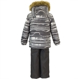 Комплект для хлопчиків Huppa DANTE 1, сірий з принтом / темно-сірий, розмір 110 (82648) - Pampik - 3