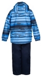 Комплект Huppa Yoko Blue Pattern/Navy, поліестер, р.122, темно-синій (41190014-93335-122) - Pampik - 3