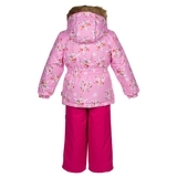 Комплект для девочек Huppa WONDER, розовый с принтом/фуксия , размер 98 (71613) - Pampik - 2