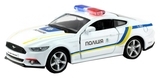 Автомодель Uni-Fortune Ford Mustang Ukrainian Police Car, белый (554029P-UKR) - Pampik