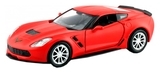 Автомодель Uni-Fortune Chevrolet Corvette C7, матовый красный (554039М(В)) - Pampik