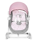 Шезлонг-гойдалка 5 в 1 Kinderkraft Nola Peony Rose, рожевий (KBNOLA00PNK0000) - Pampik