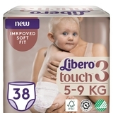 Підгузки-трусики Libero Touch Pants 3 (5-9 кг), 38 шт. - Pampik