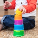 Пірамідка Fat Brain Toys dimpl stack Чашки (F293ML) - Pampik - 11