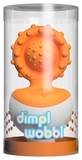 Прорізувач-неваляшка Fat Brain Toys Dimpl Wobbl, помаранчевий (F2172ML) - Pampik - 2
