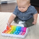 Ксилофон і дзвіночки Fat Brain Toys Rock N 'Roller Piano (F281ML) - Pampik - 8