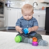 Пірамідка Fat Brain Toys dimpl stack Чашки (F293ML) - Pampik - 8