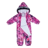 Детский комбинезон Huppa REGGIE 1, фуксия с принтом, размер 92 (91663) - Pampik - 3