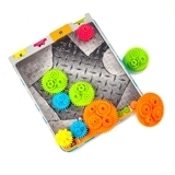 Головоломка Fat Brain Toys Crankity Різнокольорові шестерінки (F140ML) - Pampik - 6
