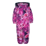 Комбинезон для малышей Huppa REGGIE 1, фуксия с принтом, размер 86 (91663) - Pampik