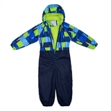 Детский комбинезон Huppa WILLY 1, синий с принтом/тёмно-синий, размер 104 (92735) - Pampik - 3