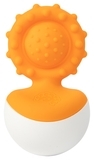 Прорізувач-неваляшка Fat Brain Toys Dimpl Wobbl, помаранчевий (F2172ML) - Pampik