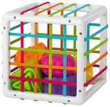 Куб-сортер із стінками-шнурочками Fat Brain Toys InnyBin (F251ML) - Pampik - 2