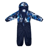 Детский комбинезон Huppa WILLY 1, тёмно-синий с принтом/тёмно-синий, размер 104 (92886) - Pampik - 3