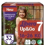 Підгузки-трусики Libero Up & Go 7 (16-26 кг), 32 шт. - Pampik